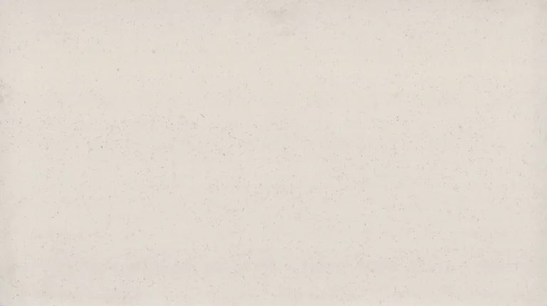 Polished Cashmere Carrara quartz slab, soft creamy white with faint gray wisps