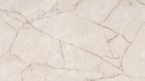 Dekton Borealis slab, polished finish, ivory white with a soft pink hue and sand-colored veins