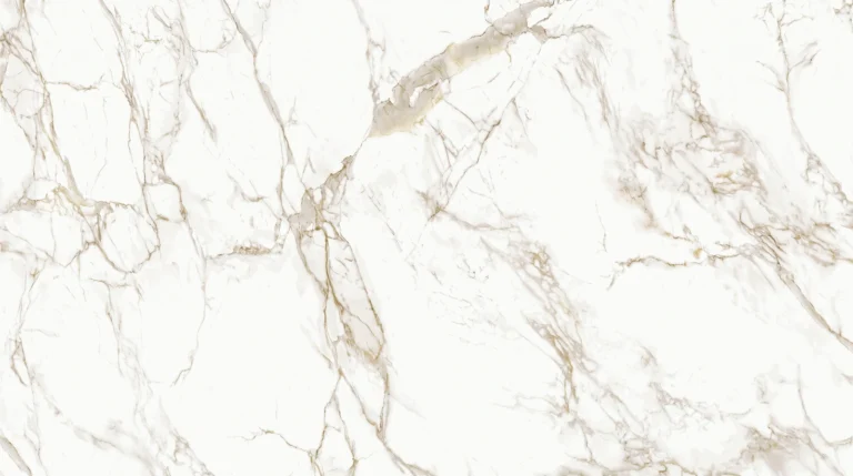 Dekton Entzo22 matte slab, white with golden veins