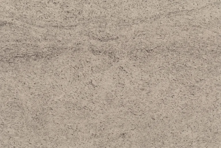 Giallo Ornamental White granite, polished finish, close-up of the stone
