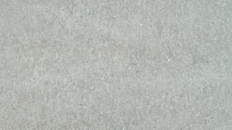 Polished Silestone Ocean Jasper slab, soft sea-green gray with fine speckle