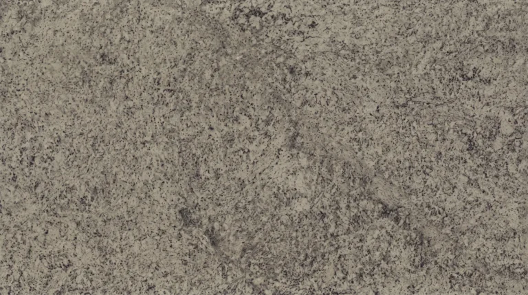Santa Cecilia White granite, polished finish, close-up of the stone