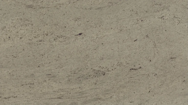Polished Silver Sea Green granite slab, green-gray with fine dark flecks