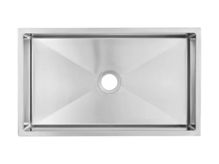 Single Bowl Square undermount stainless steel kitchen sink